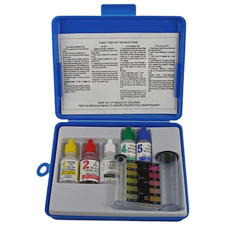 Jed Pool Tools 00-486 5 Way Pool Test Kit JE573709